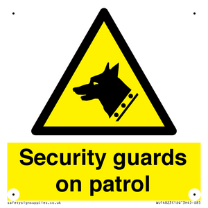 Security guards on patrol